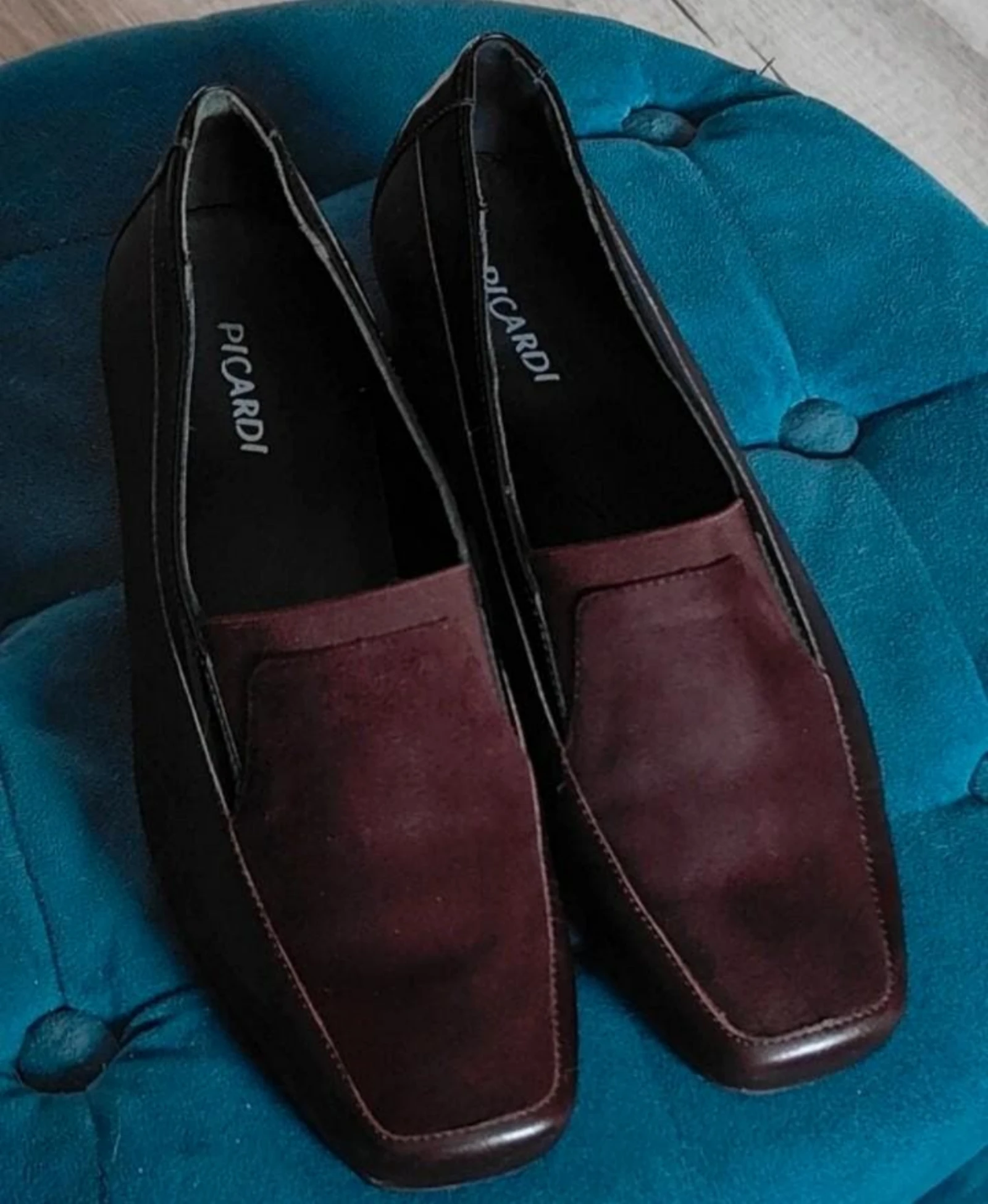 Bruine Vintage loafers/pumps Picardi maat 37.5